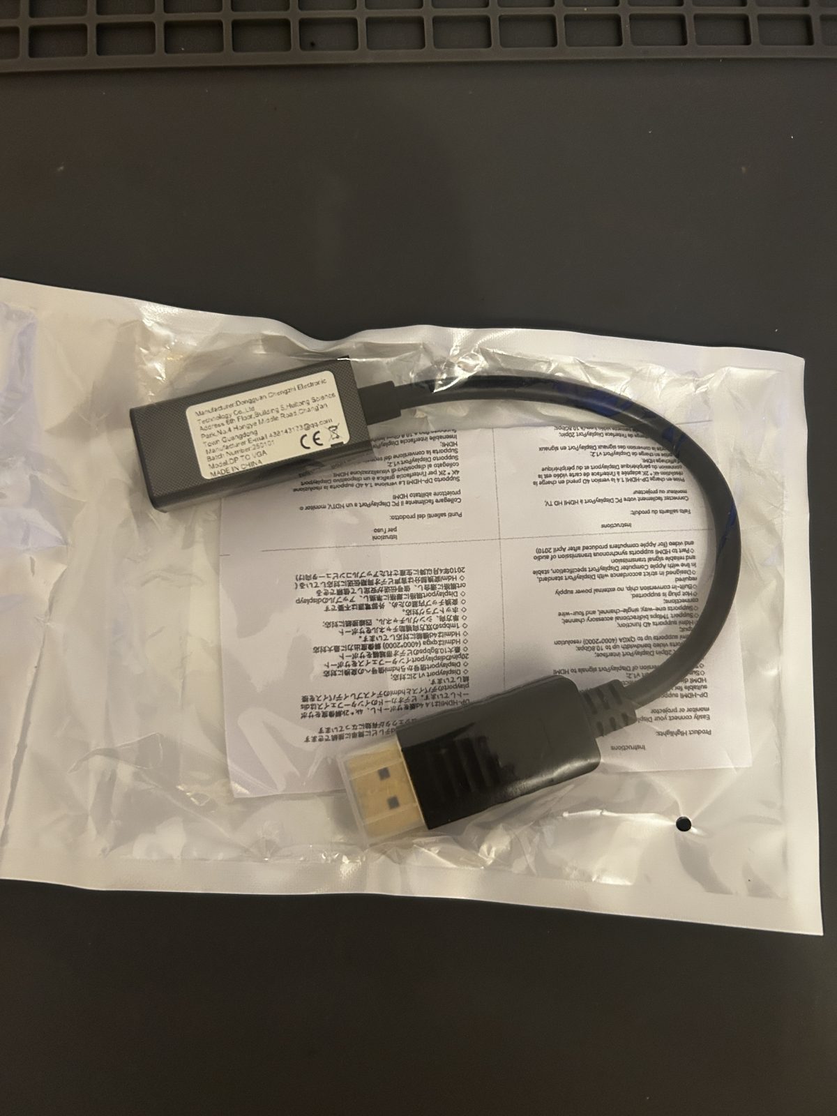 Adaptateur HDMI F - Display Port M