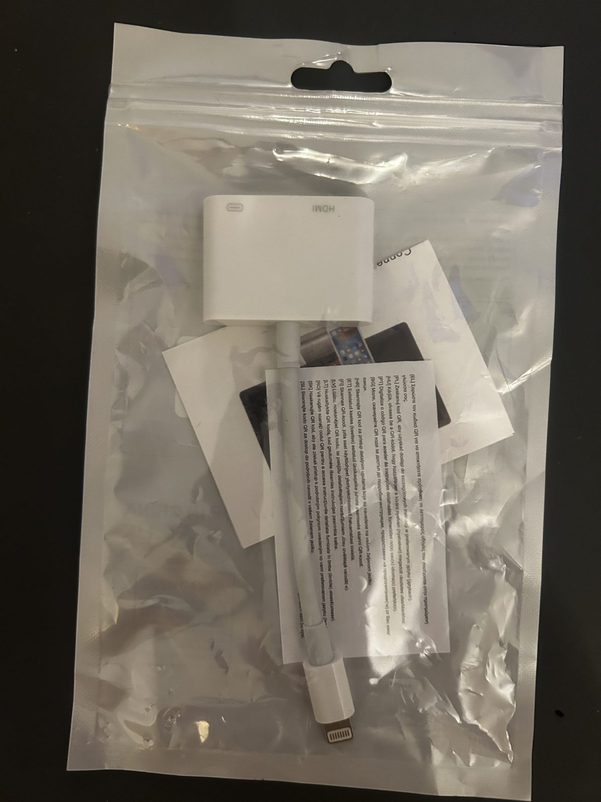 Adaptateur Lightning M / HDMI - Micro F