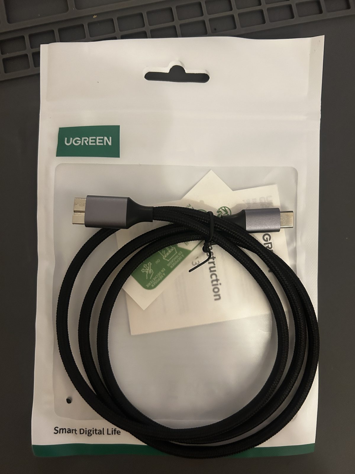 Câble disque dur externe - USB-C - 1m