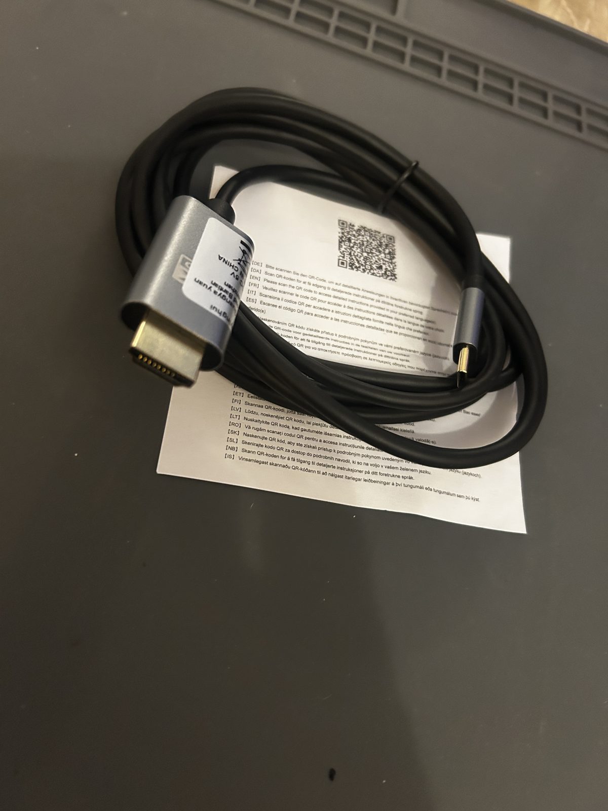 Câble HDMI - USB-C 2 m