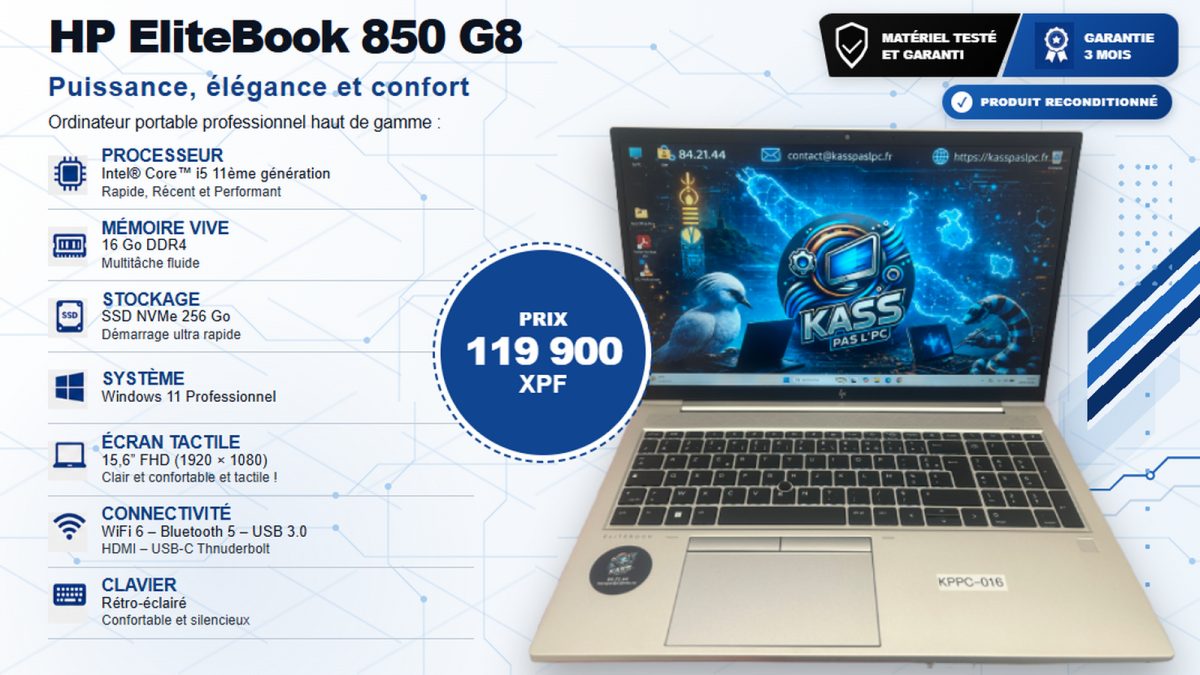 HP EliteBook 850 G8 Tactile