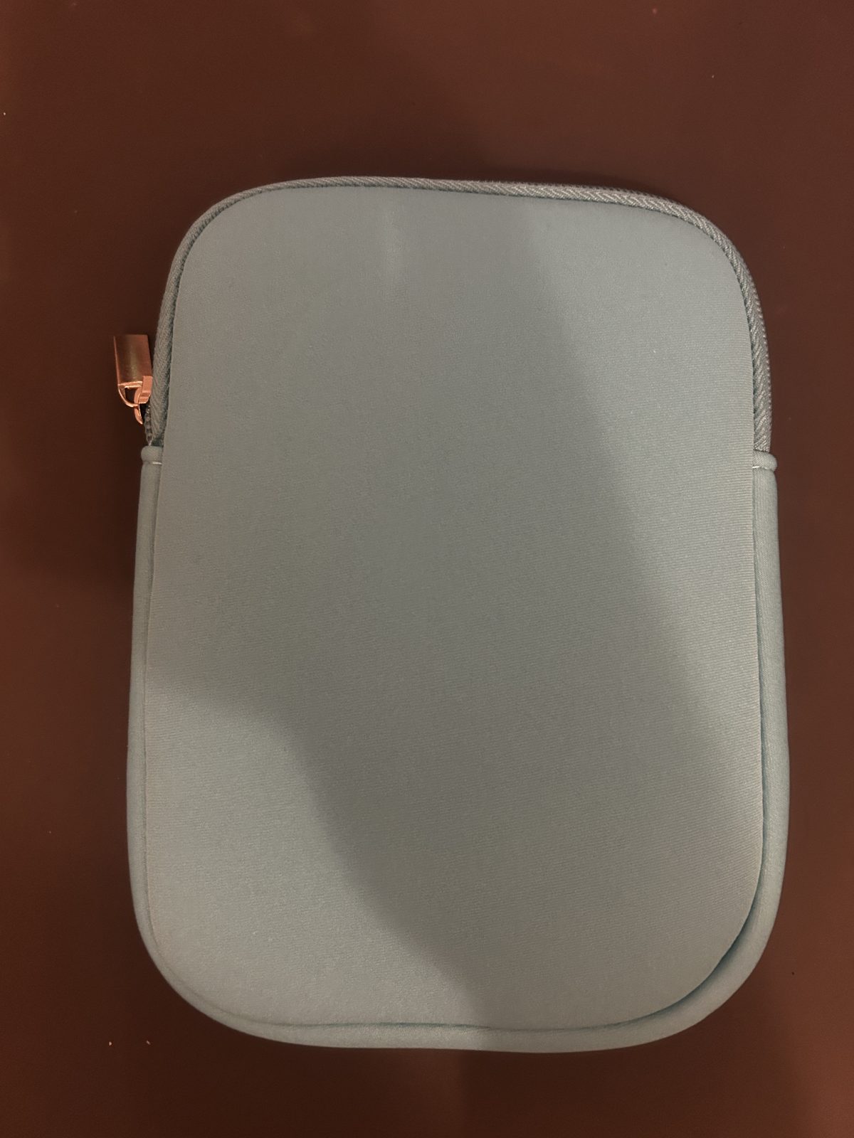 Pochette rangement bleue